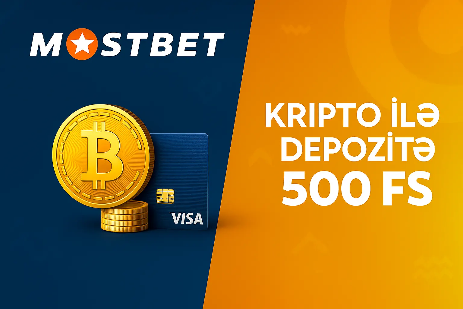 Kripto ilə depozitə 500 FS
