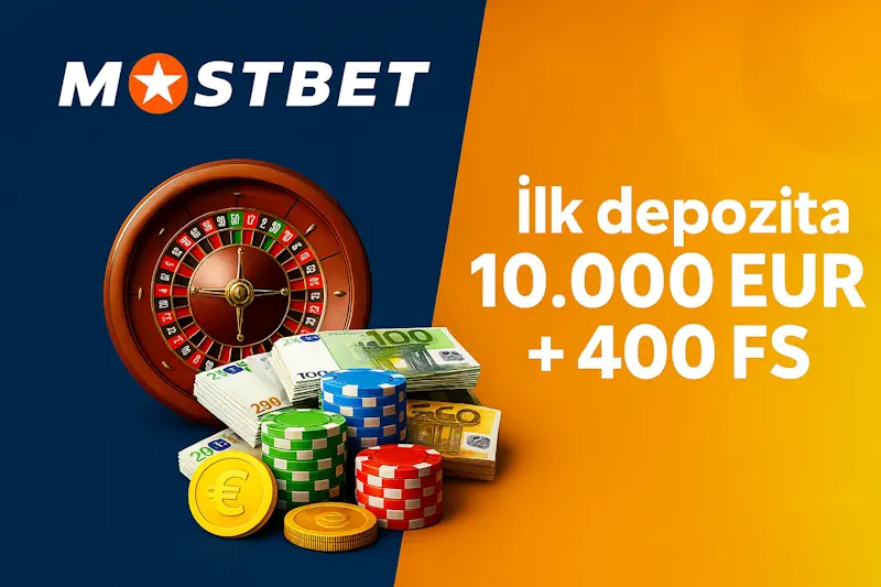 İlk depozita 10.000 EUR + 400 FS