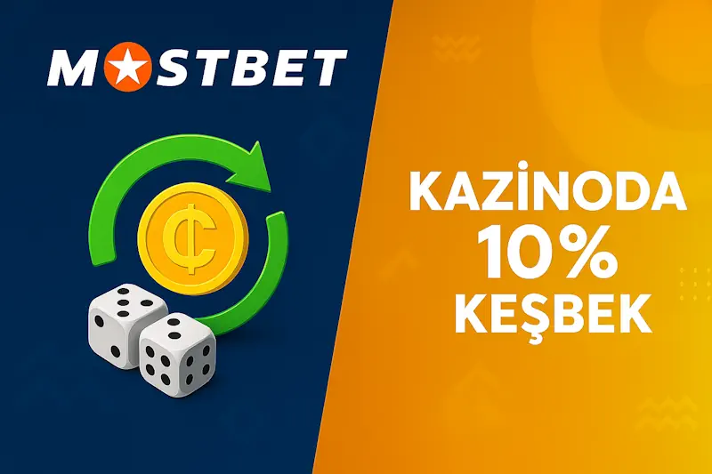 Kazinoda 10% keşbek