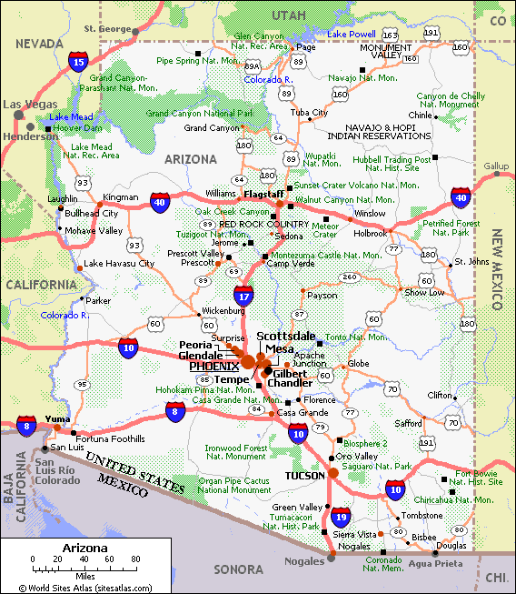 Arizona Road Maps