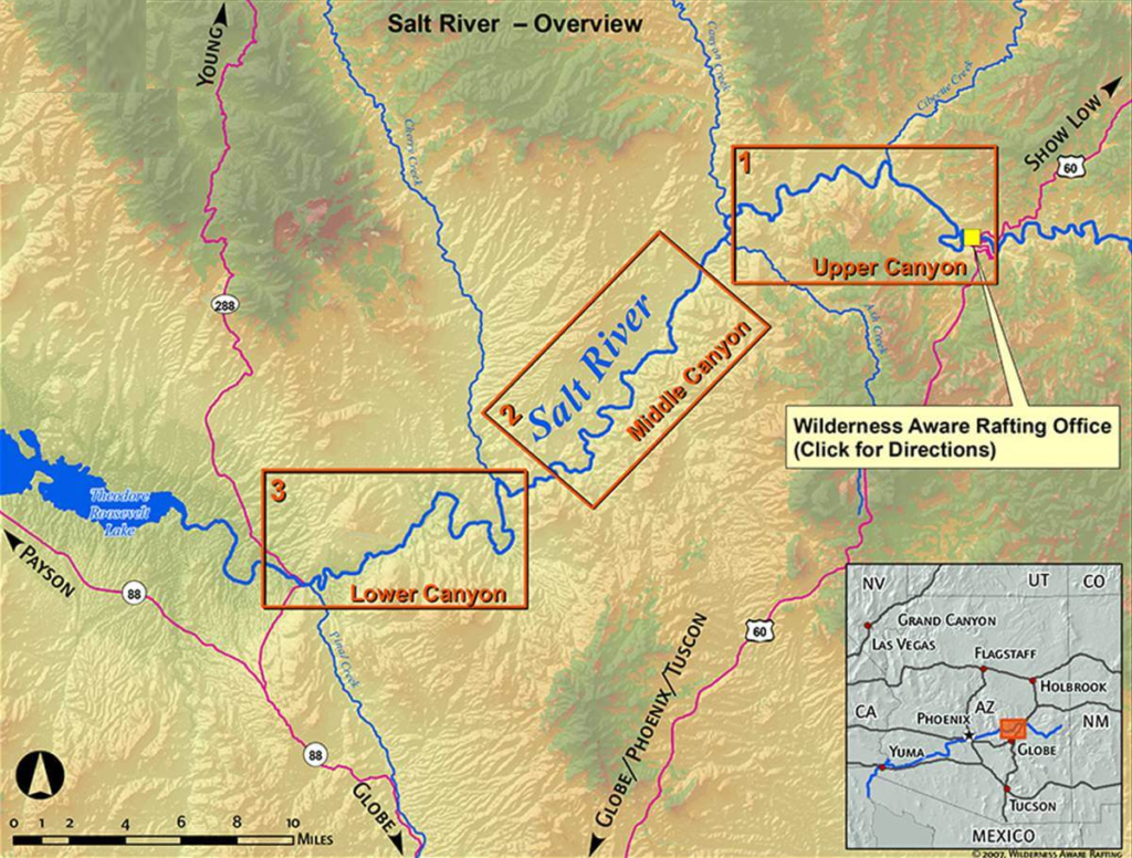 Salt river arizona map