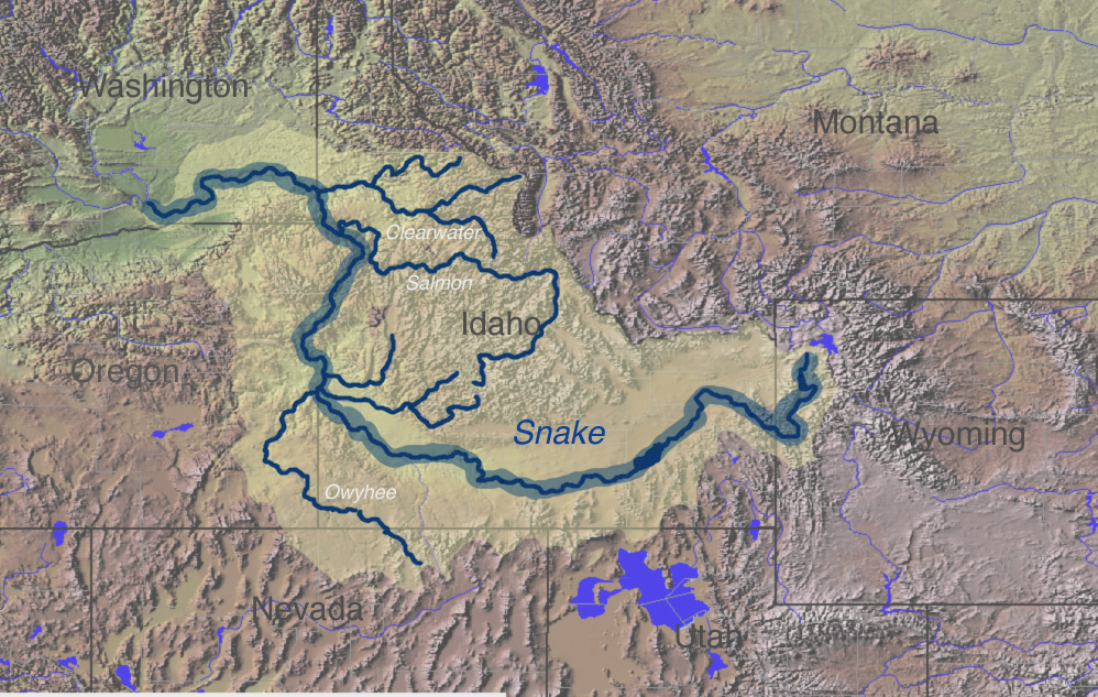 Snake River Map