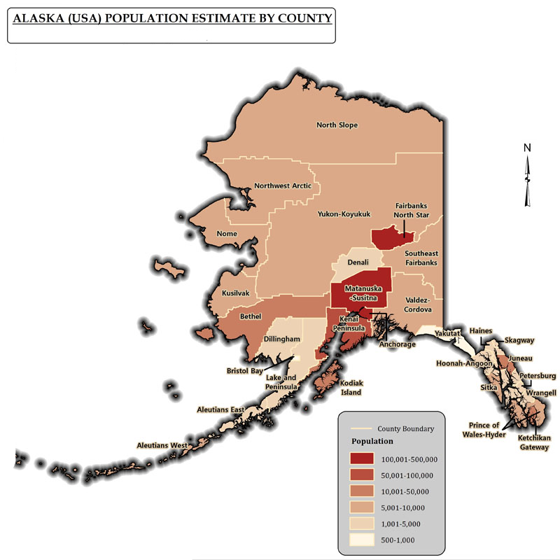 alaska population density map