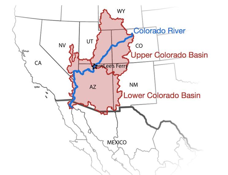 colorado river arizona map