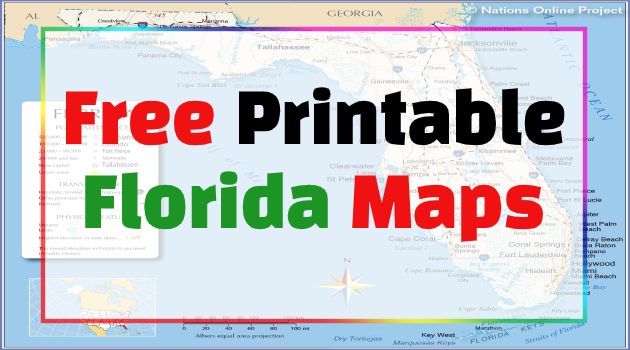 florida printable maps