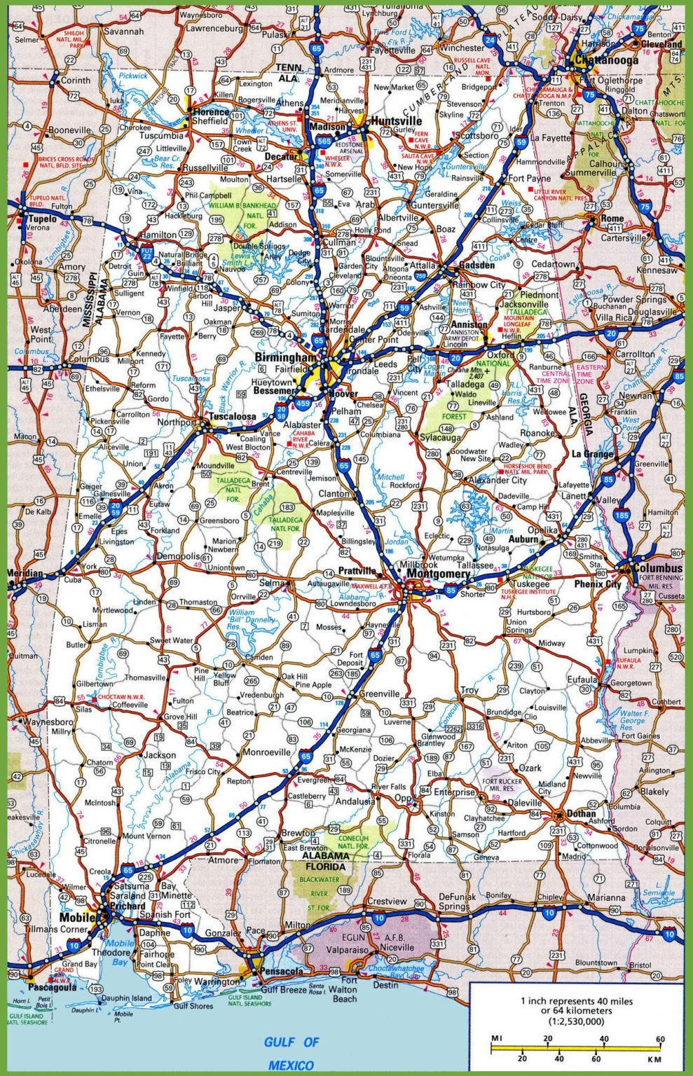 Alabama Road Map 989x1536 