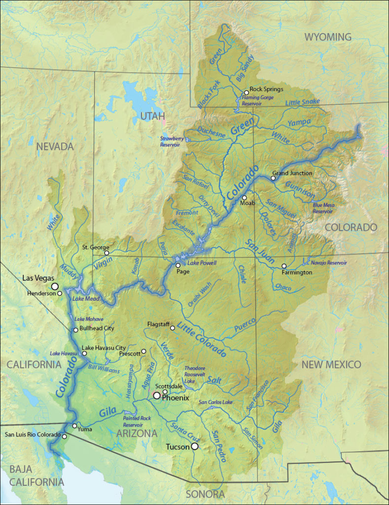 free colorado river maps