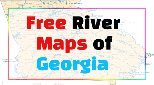 Georgia Rivers Map