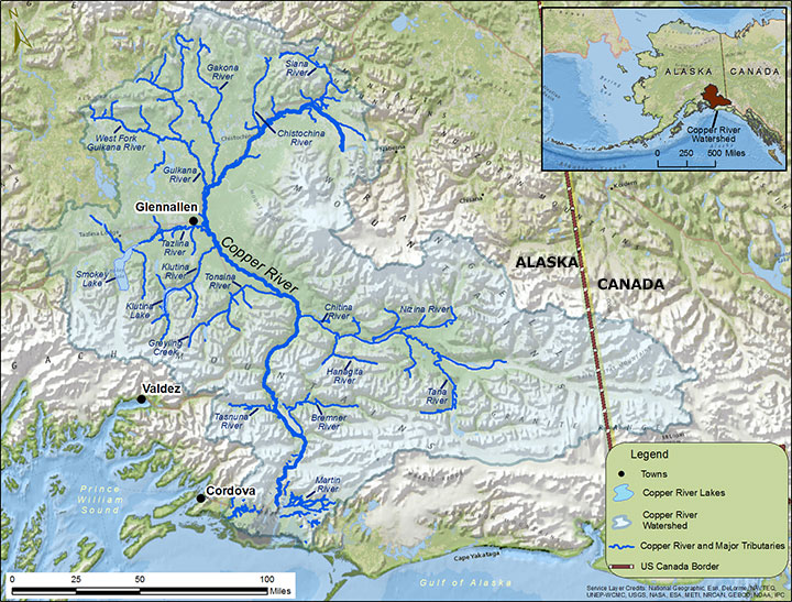 copper river alaska map