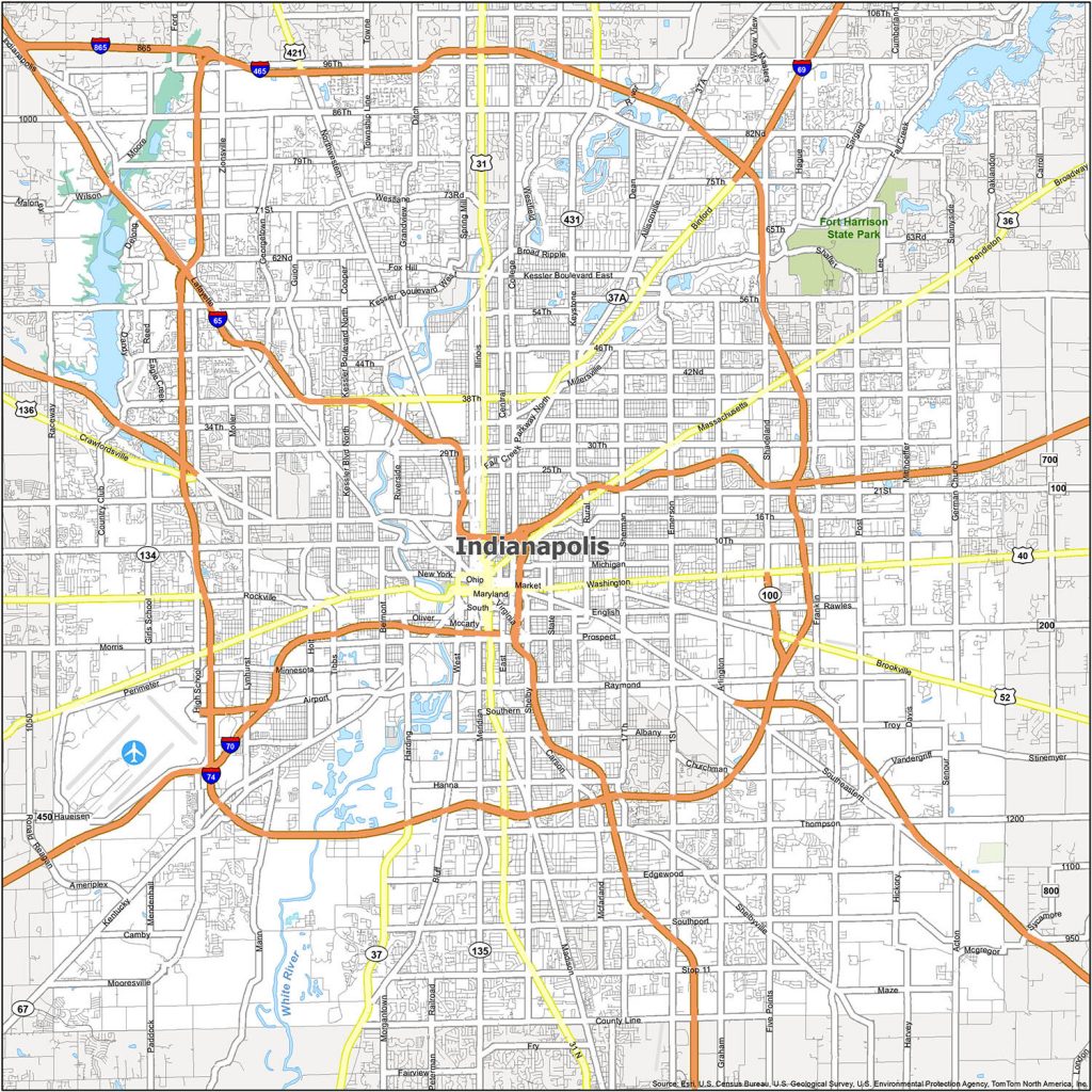 scaled-Indianapolis-Road-Map