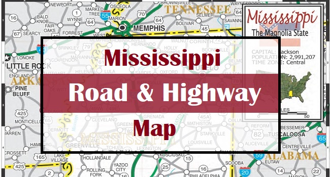 Mississippi Road Map And Highway Map Free Printable - vrogue.co