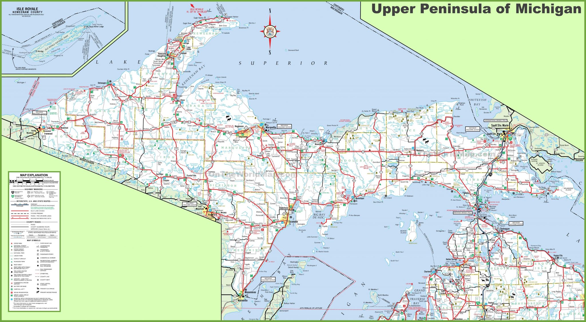 michigan-mi-map-state-outline-county-cities-towns