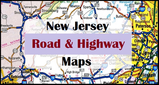 New Jersey Road And Highway Maps 