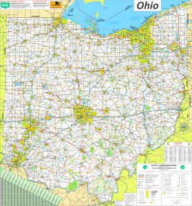 Ohio Road and Highway Map (Free & Printable)