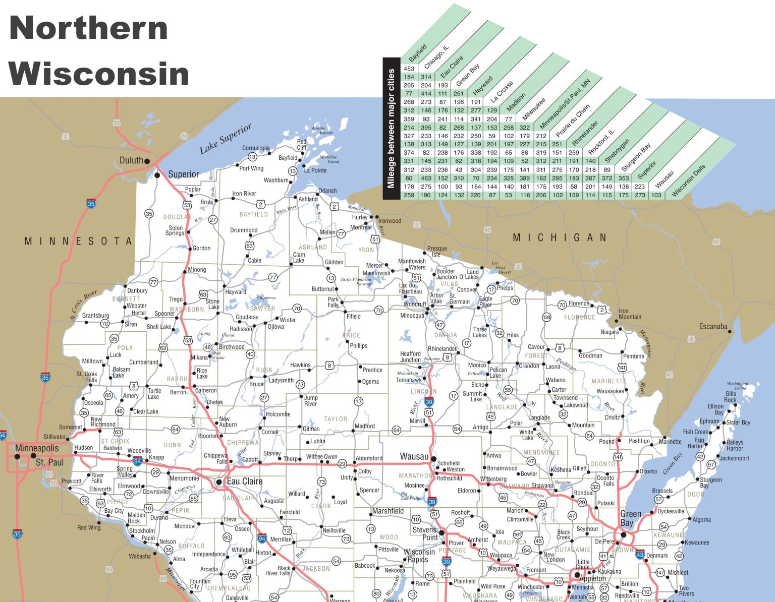 Preview Map Of Northern Wisconsin  1536x1194 