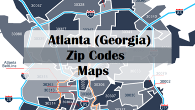 Feature - Atlanta Zipcodes Map