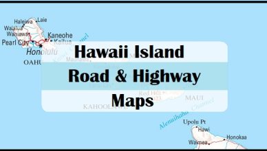 hawaii-road and highway-map