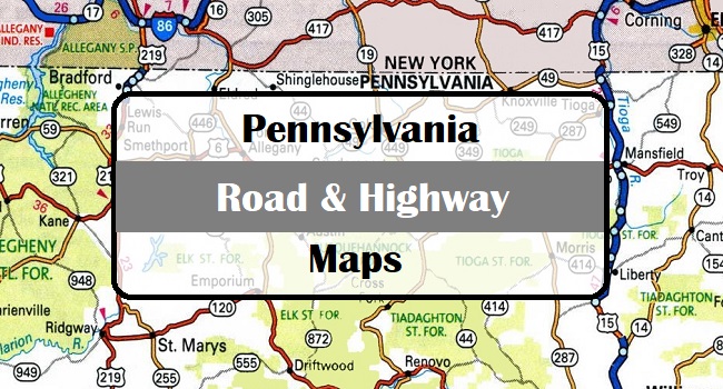 Pennsylvania Highway Map Ontheworldmap Com 3041