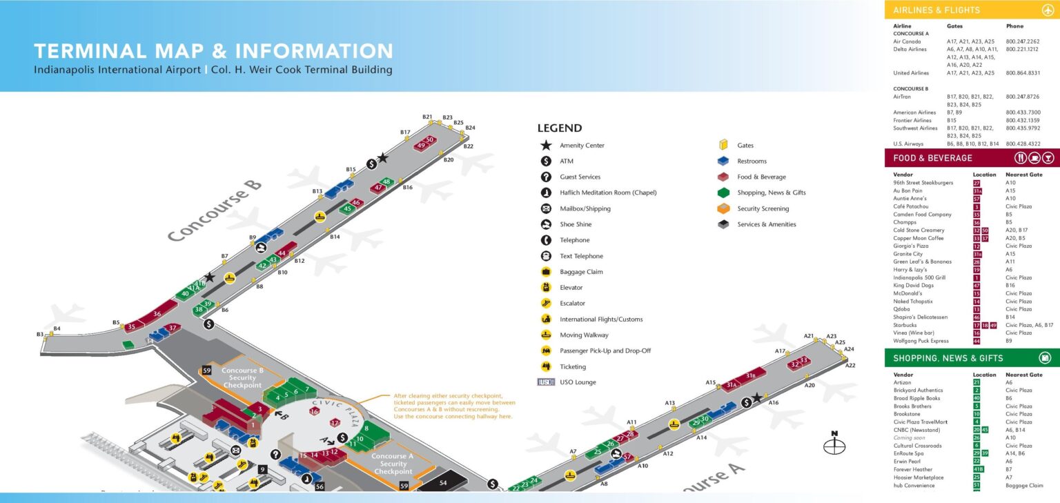 Preview Indianapolis Airport Terminal Map 1536x729 
