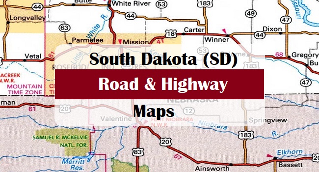 South Dakota Highway Map 0574