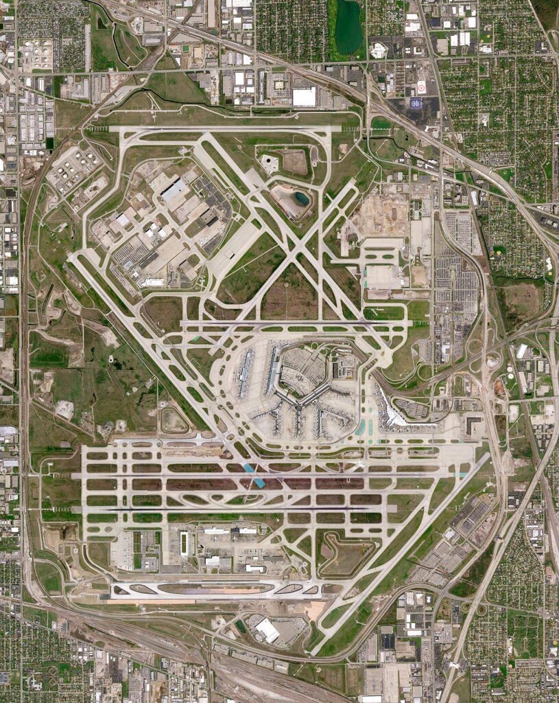 Chicago International Airport Map