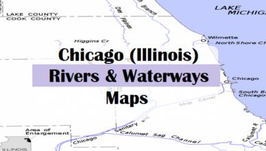 Chicago river maps