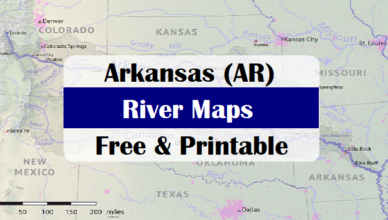 arkansas river maps