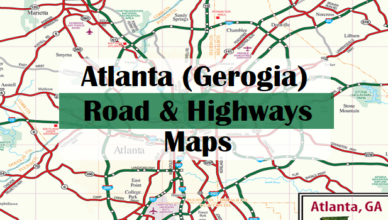 atlanta road and highway maps
