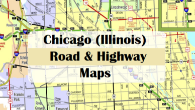 chicago road & highway map