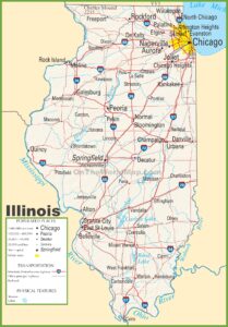 Free Printable Illinois (IL) Road & Highway Maps