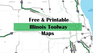 illinois tollway map