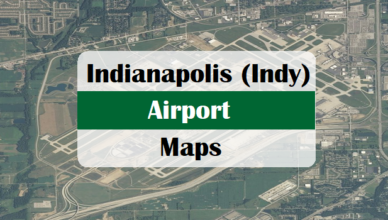 indianapolis airport map
