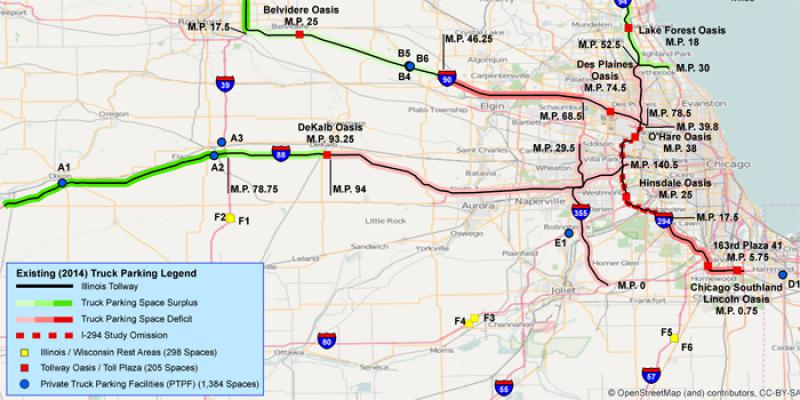 preview illinois toll plaza map