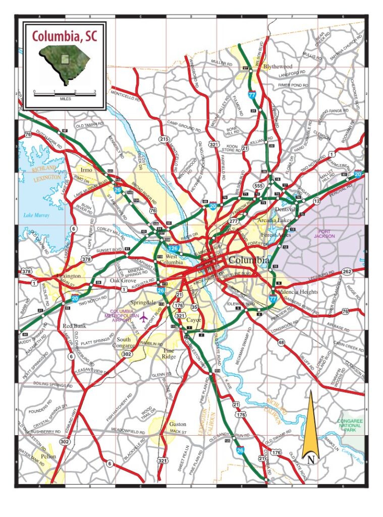 Columbia road map
