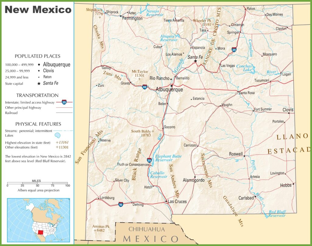 new-mexico-highway-map