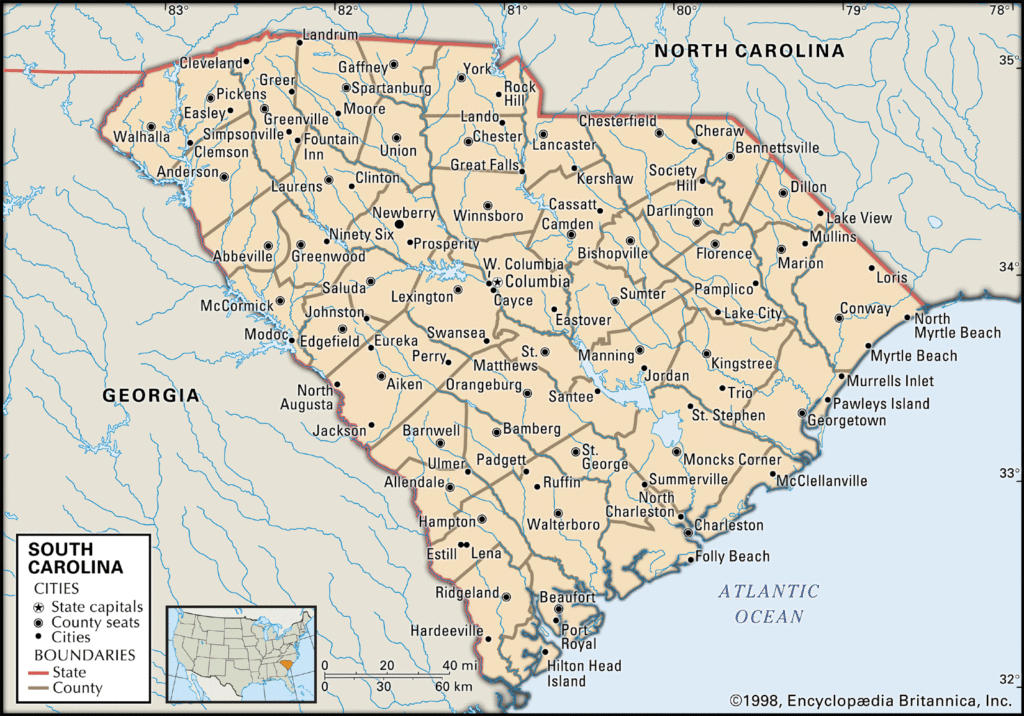 South-Carolina-state-detailed-map