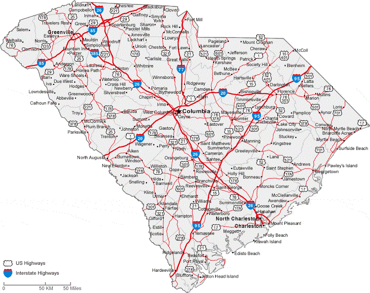 map-of-south-carolina-cities