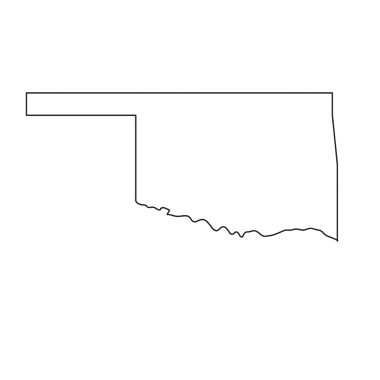 Map of Oklahoma | State, Outline, County, Cities, Towns