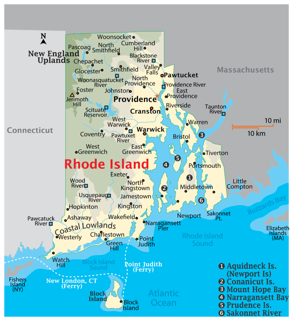 rhode island map
