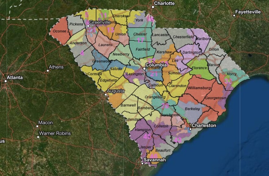 sc districts maps
