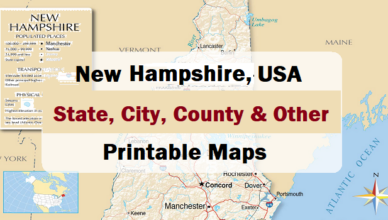 state map of new Hampshire