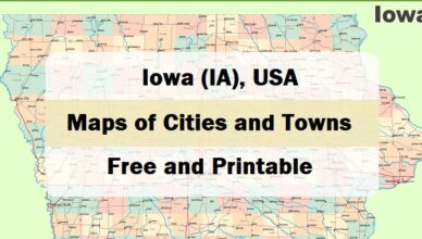 Preview Image of city map of Iowa