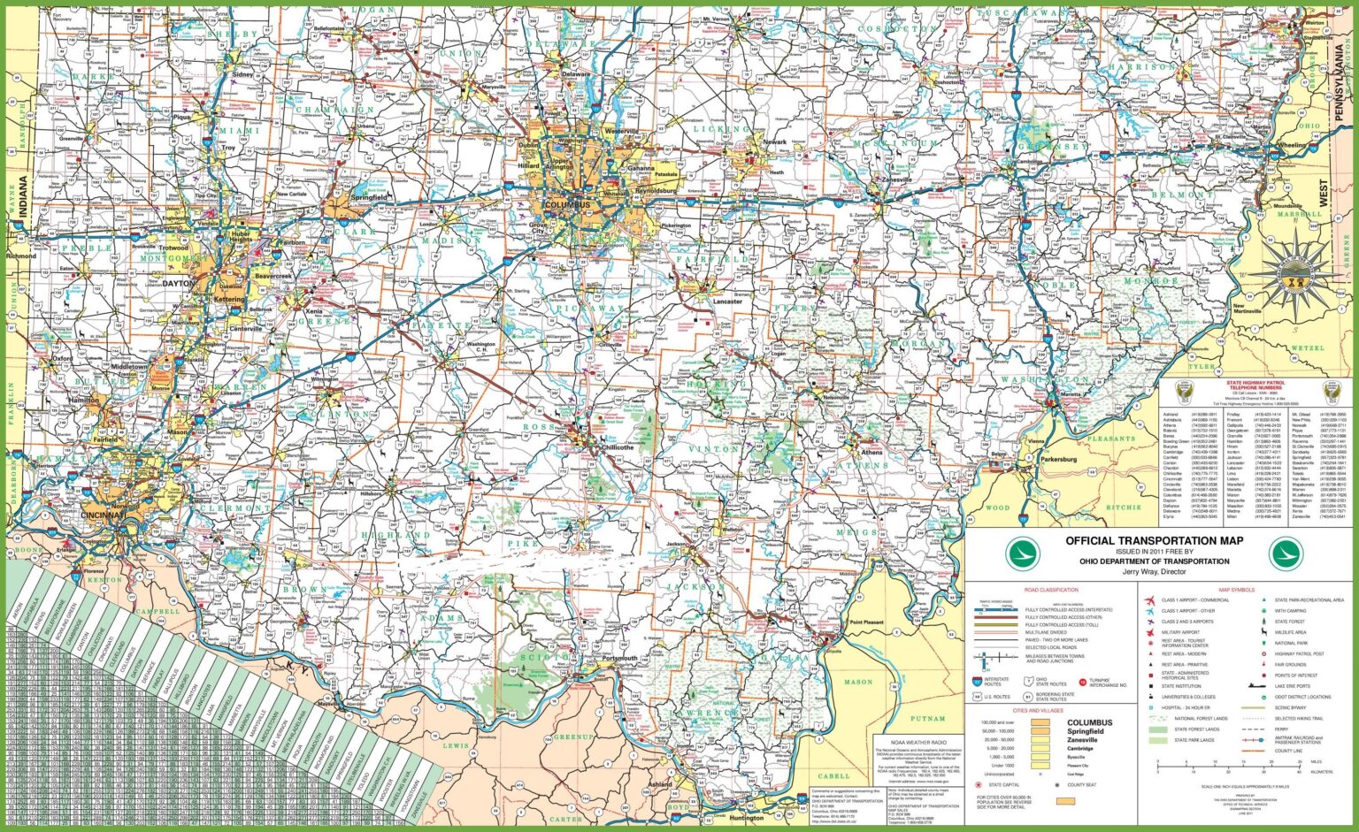 Ohio (OH) Map | State, Outline, County, Cities, Towns