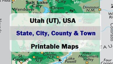 preview image of map of Utah -