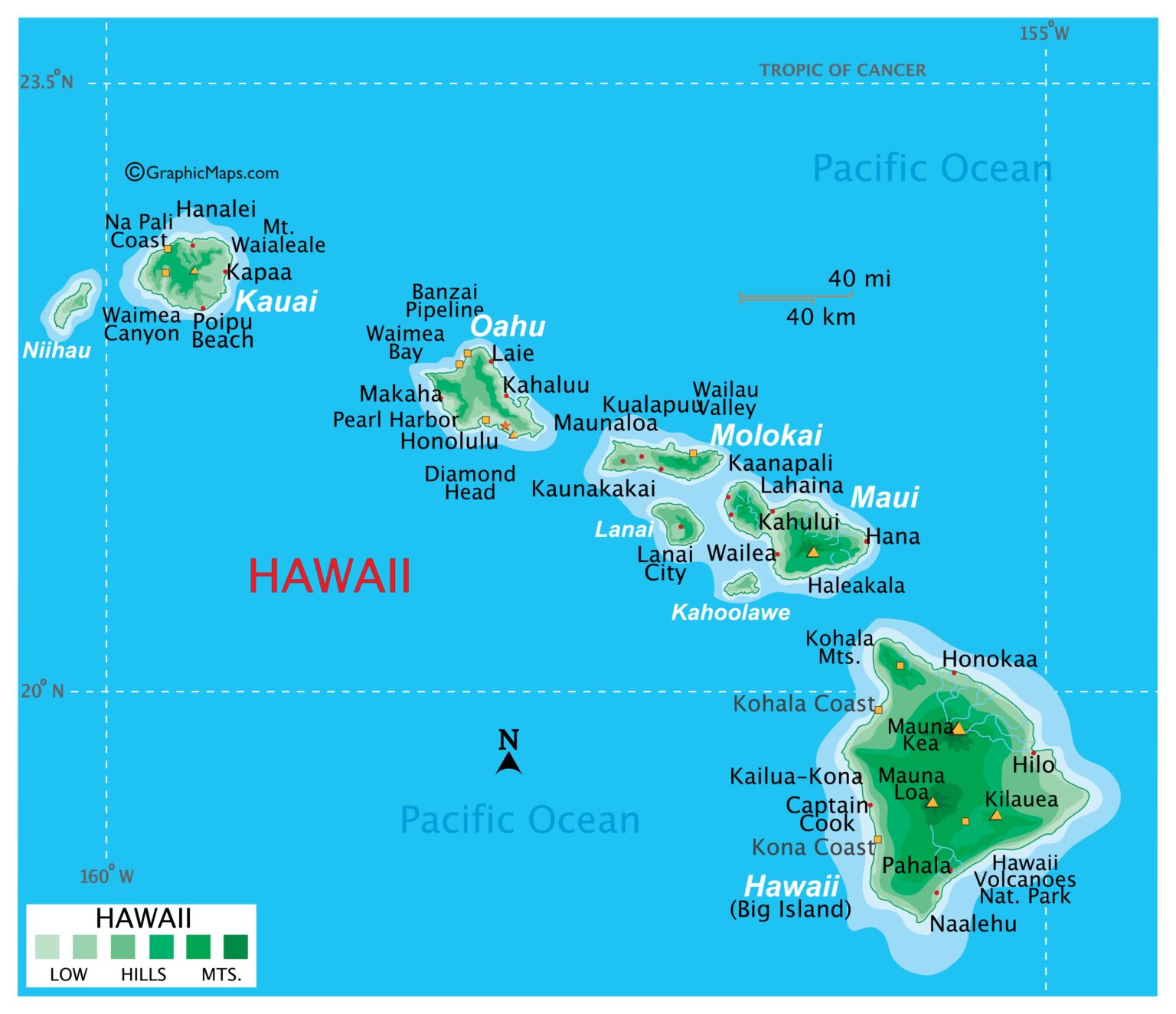 Map Of Hawaii 1536x1324 