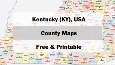 preview county map of Kentucky