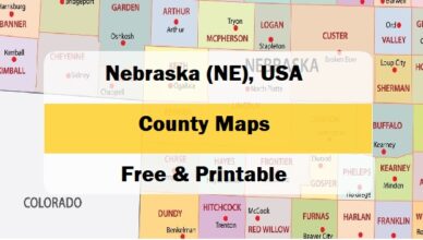 preview map of county in Nebraska