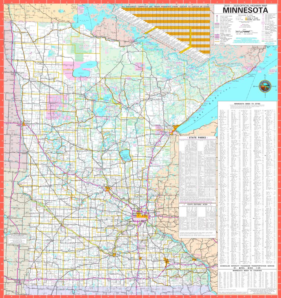 Minnesota Mn County Map County Map With Cities 2836