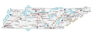 Map of Tennessee Cities and Towns | Printable City Maps