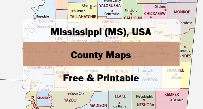 Preview Map Of Mississippi County 